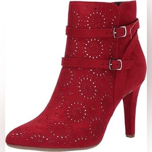 🎉2xHP - Mid-Week Refresh🎉 Rialto Carma Fashion Boot Red/suede the Size 6.5